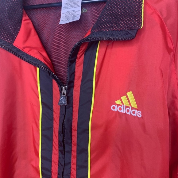 Vintage Adidas Wind Jacket Sz Lg - Picture 4 of 5